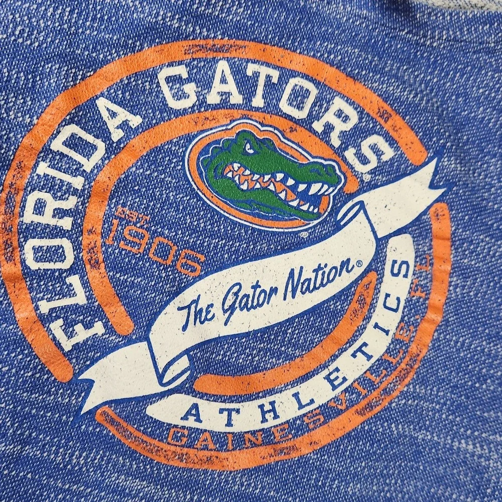 Florida Gators Rivalry Threads XL Blue Long Sleeve Knit Football Top Casual